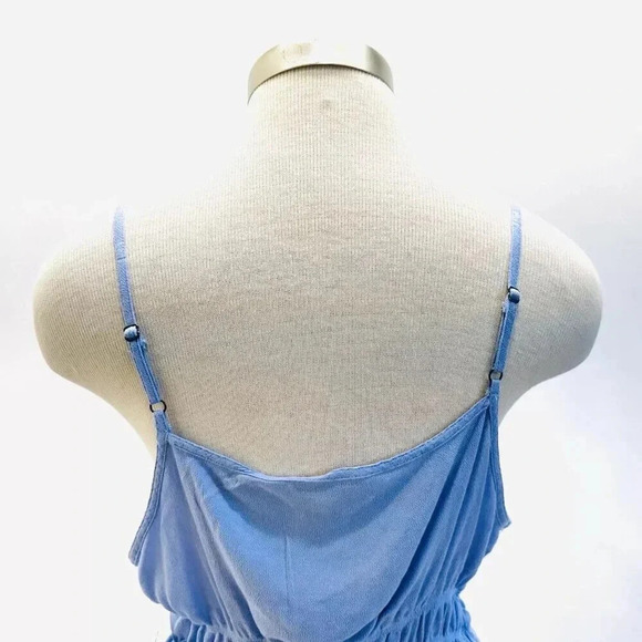 NWT SO GOODS FOR LIFE Juniors Pullover Adjustable Straps Cropped Blue Top Sz XL - Picture 7 of 13